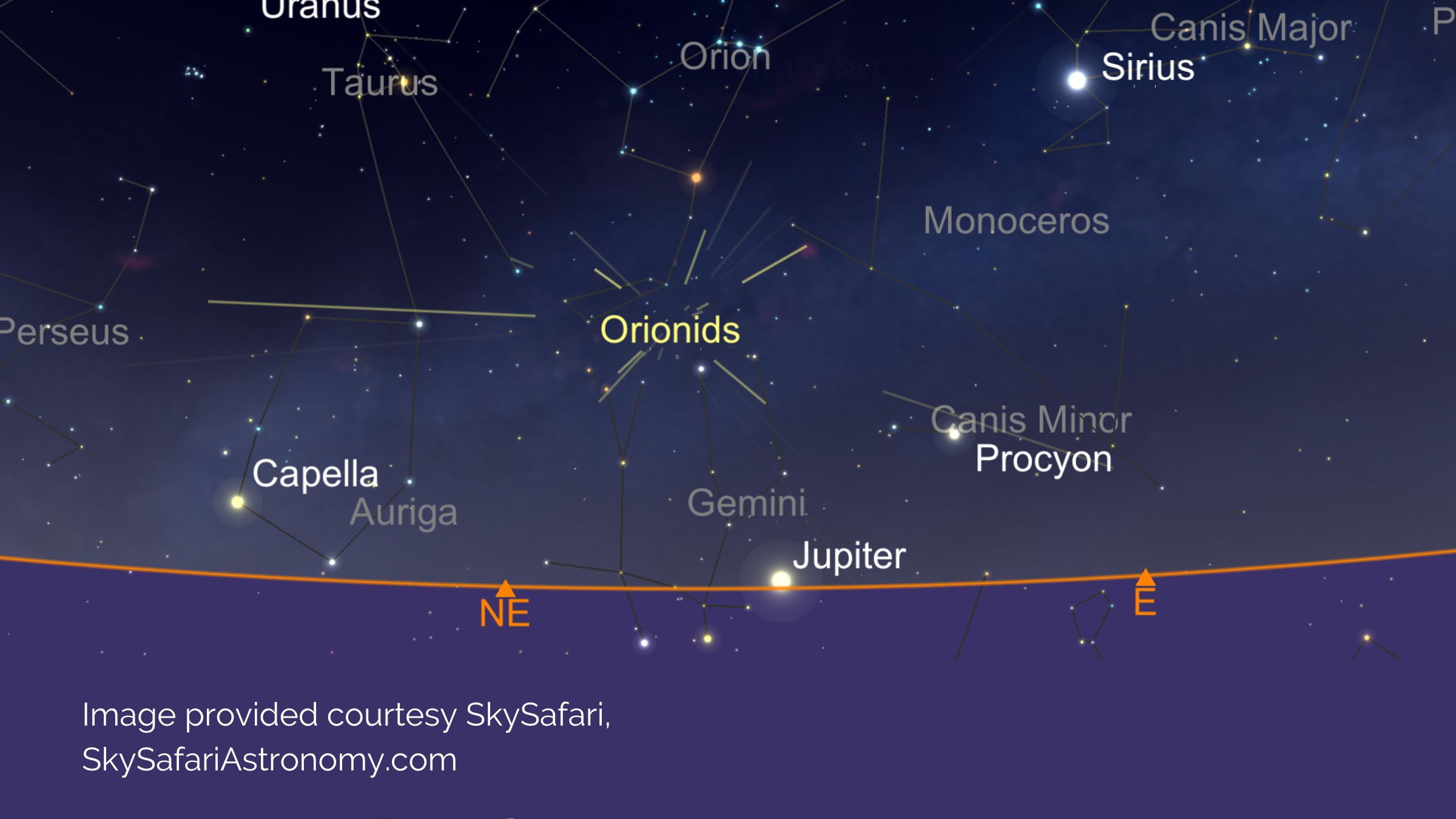 Orionids Meteor Shower | 21st October